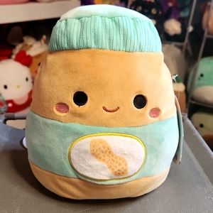 Squishmallows Antoine the Peanut Butter 8" Stuffed Food Squad Toy Plush